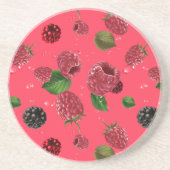 Raspberry Pattern Getränkeuntersetzer (Vorne)
