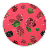 Raspberry Pattern Keramikknauf (Vorderseite)