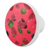 Raspberry Pattern Keramikknauf (Rechts)