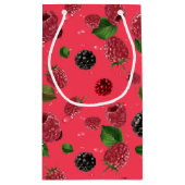 Raspberry Pattern Kleine Geschenktüte (Rückseite)