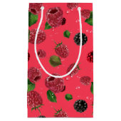 Raspberry Pattern Kleine Geschenktüte (Vorderseite)