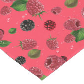 Raspberry Pattern Kurzer Tischläufer (Ecke)