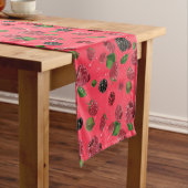Raspberry Pattern Kurzer Tischläufer (Beispiel)
