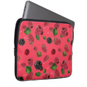 Raspberry Pattern Laptopschutzhülle (Vorne Rechts)