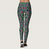 Raspberry Pattern Leggings (Rückseite)