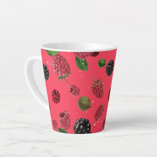 Raspberry Pattern Milchtasse (Linke Ecke)