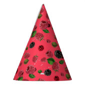 Raspberry Pattern Partyhütchen (Links)