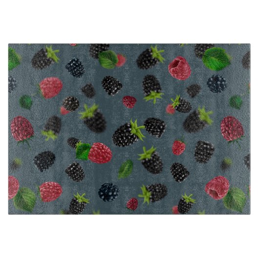 Raspberry Pattern Schneidebrett (Vorderseite)