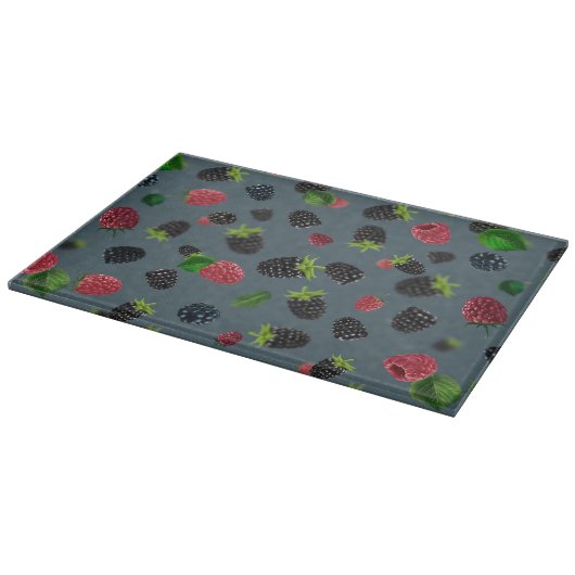 Raspberry Pattern Schneidebrett (Ecke)
