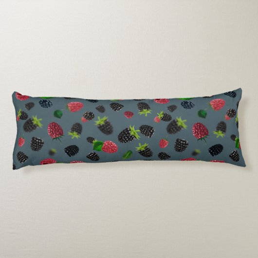 Raspberry Pattern Seitenschläferkissen (Rückseite)