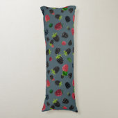 Raspberry Pattern Seitenschläferkissen (Vorderseite Vertikal)