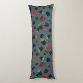 Raspberry Pattern Seitenschläferkissen (Rückseite (Vertikal))