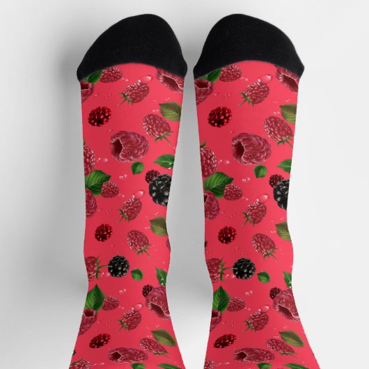 Raspberry Pattern Socken (Oben)