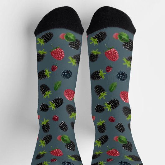 Raspberry Pattern Socken (Oben)