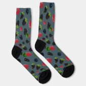 Raspberry Pattern Socken (Rechts)