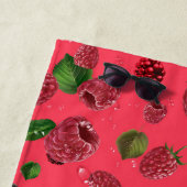 Raspberry Pattern Strandtuch (Beispiel)