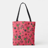 Raspberry Pattern Tasche (Rückseite)