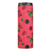 Raspberry Pattern Thermosbecher (Rückseite)