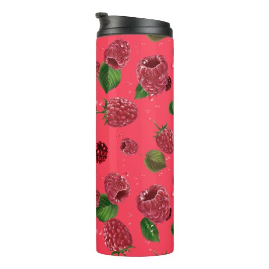 Raspberry Pattern Thermosbecher (Nach rechts gedreht)