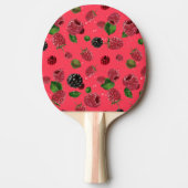 Raspberry Pattern Tischtennis Schläger (Vorderseite)