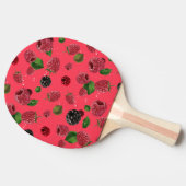 Raspberry Pattern Tischtennis Schläger (Seitenansicht)