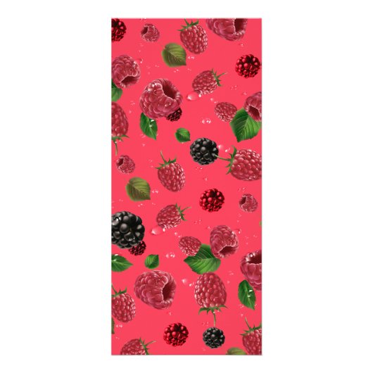 Raspberry Pattern Werbekarte (Vorne)