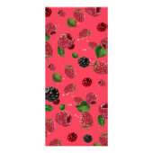 Raspberry Pattern Werbekarte (Hinten)