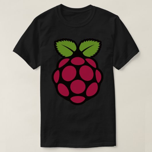 Raspberry Pi Logo Sticker.pnng T-Shirt (Design vorne)