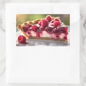 Raspberry Pie Rechteckiger Aufkleber (Tasche)