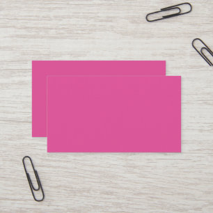 Raspberry Pink Business Card Visitenkarte
