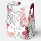 Raspberry Pink Gastgeschenk Hochzeit Box Geschenkschachtel (Geöffnet)