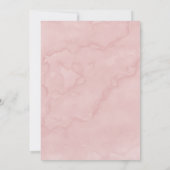 Raspberry Pink Paint Peony Bridesmaids Luncheon (Rückseite)