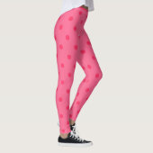 Raspberry Polka Dot Leggings (Rechts)