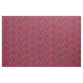 Raspberry Red Boho Blume und Vögel Stoff (Fat Quarter (45,7 x 55,9 cm))