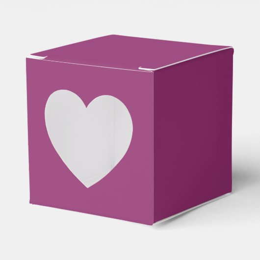 Raspberry Red Favor Box Geschenkschachtel (Vorderseite)