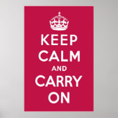 Raspberry Red Poster (Vorne)