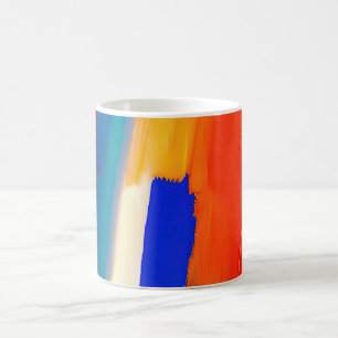 "Raspberry Rhapsody" Abstrakte Kunst Kaffeetasse