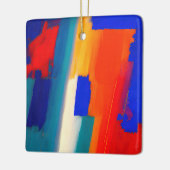 "Raspberry Rhapsody" Abstrakte Kunst Keramikornament (Links)