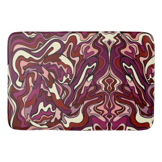 Raspberry Ripple Badematte (Vorderseite)