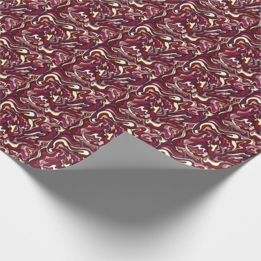Raspberry Ripple Geschenkpapier (Ecke)