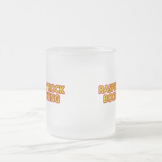Raspberry Rock Booxefest Mattierte Tasse (Mittel)