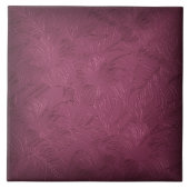Raspberry Rose Keramik Fliese (Vorderseite)