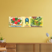 Raspberry-Siegel Leinwanddruck (Insitu (Wohnzimmer))