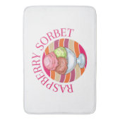 Raspberry Sorbet Badematte (Vorderseite Vertikal)