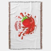 Raspberry Sorbet Decke (Vorderseite Vertikal)