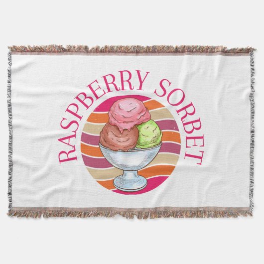 Raspberry Sorbet Decke (Vorderseite)