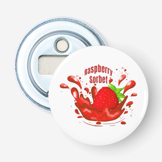 Raspberry Sorbet Flaschenöffner (Vorderseite)