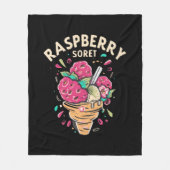 Raspberry Sorbet Fleecedecke (Vorderseite)