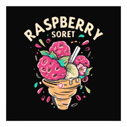 Raspberry Sorbet Fotodruck (Vorne)