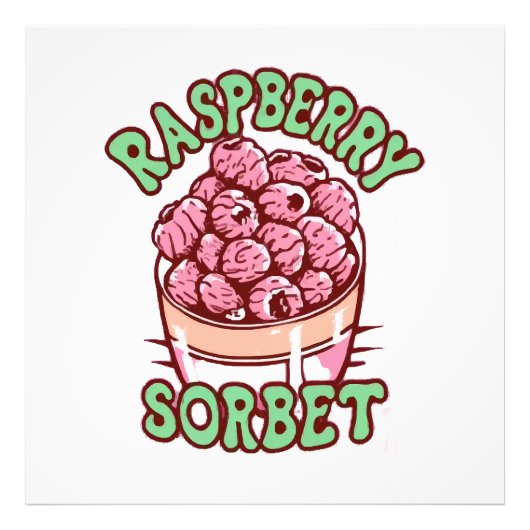 Raspberry Sorbet Fotodruck (Vorne)